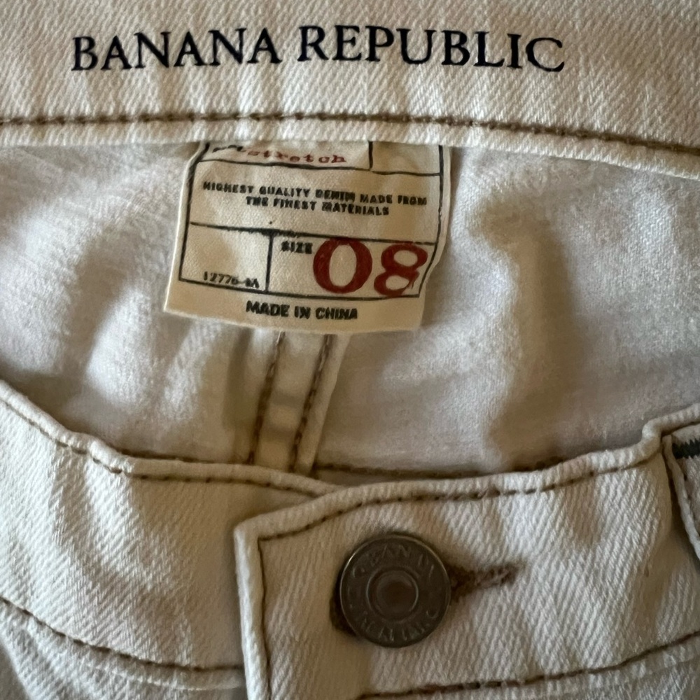 Banana Republic Women's Off-White Jeans